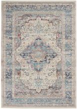 Nourison Vintage Kashan VKA07 IVORY BLUE Area Rugs